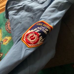 Blue Casual Button Down Shirt